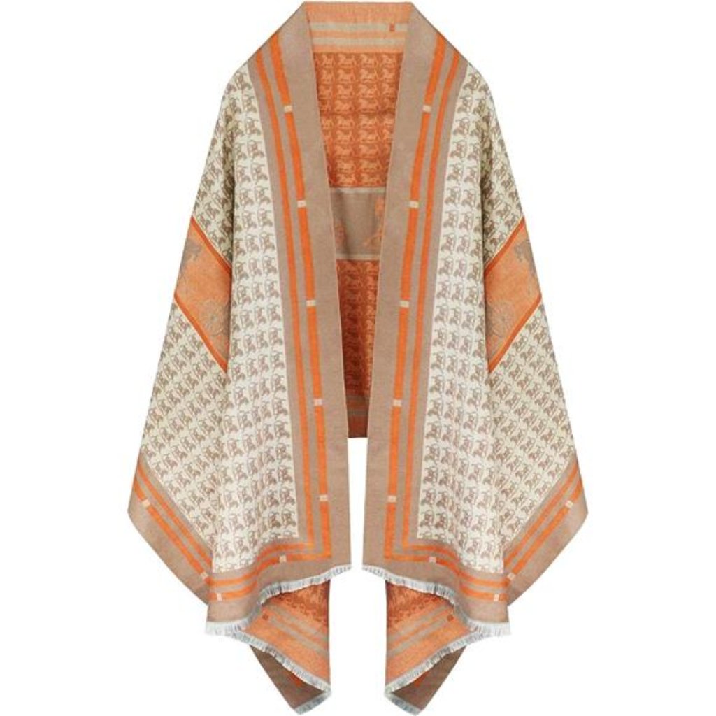 Pashmina Scarves Blanket Cardigan Cape Big And Small Carriage - Pink